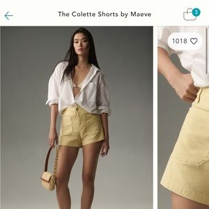 Maeve by Anthro  the Colette short size 29 worn once. Never dried